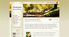 Desktop Screenshot of dearmanfuneralhome.com
